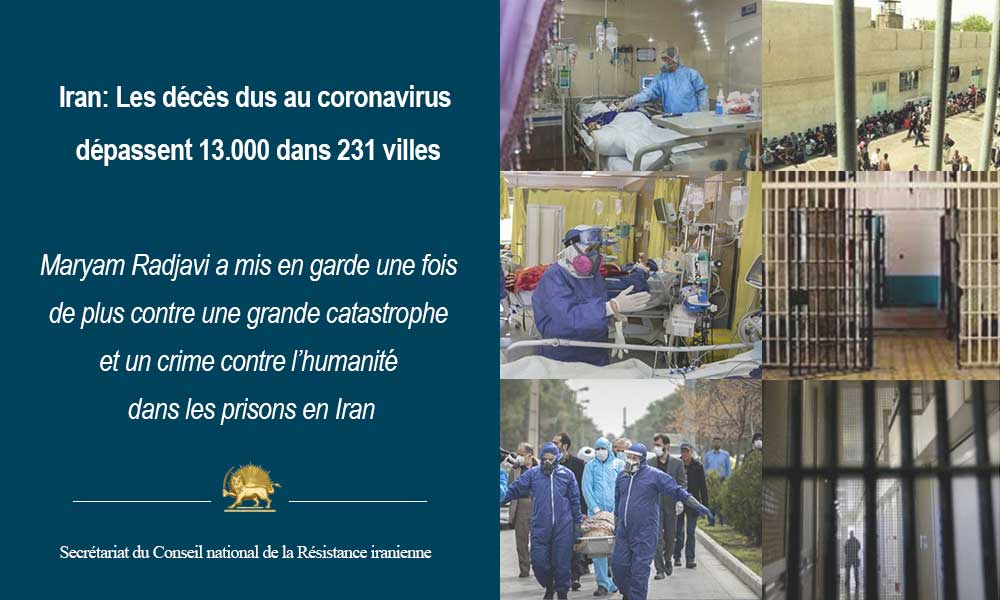 Iran: Les décès dus au coronavirus dépassent 13.000 dans 231 villes