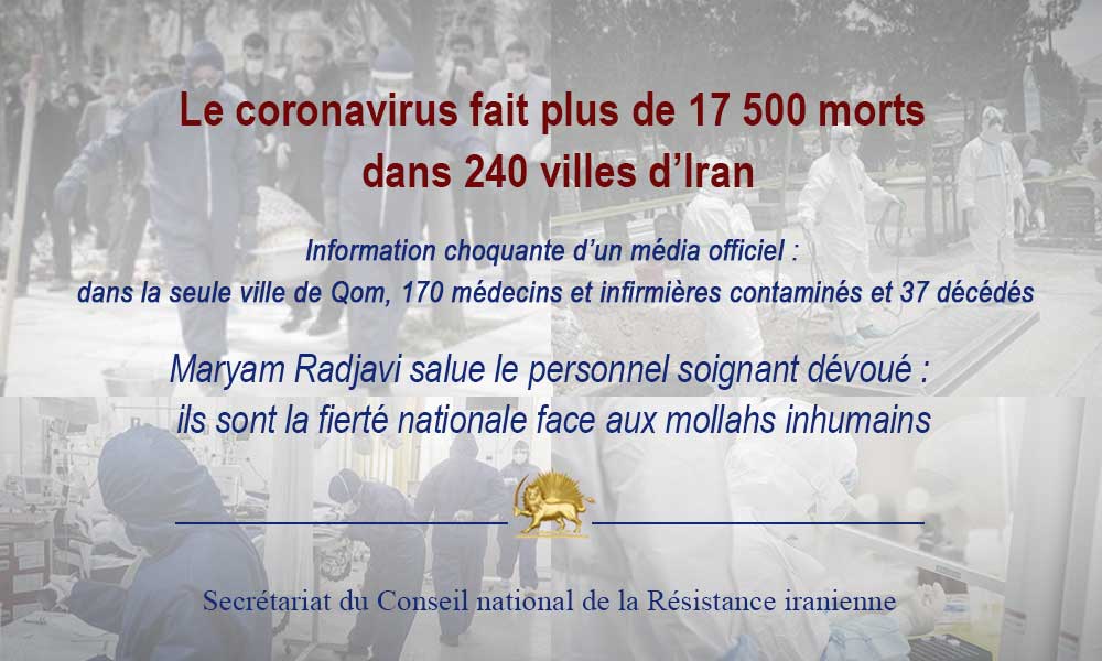 Le coronavirus fait plus de 17 500 morts dans 240 villes d’Iran