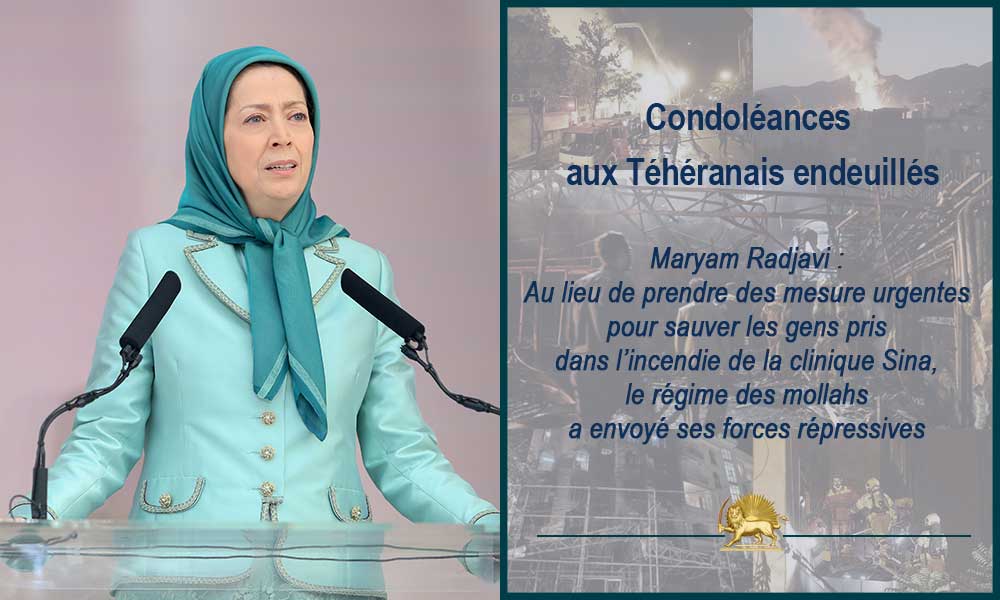 Condoléances aux Téhéranais endeuillés