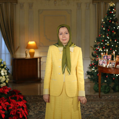 Maryam Rajavi, Christmas and New year 2014 Greetings