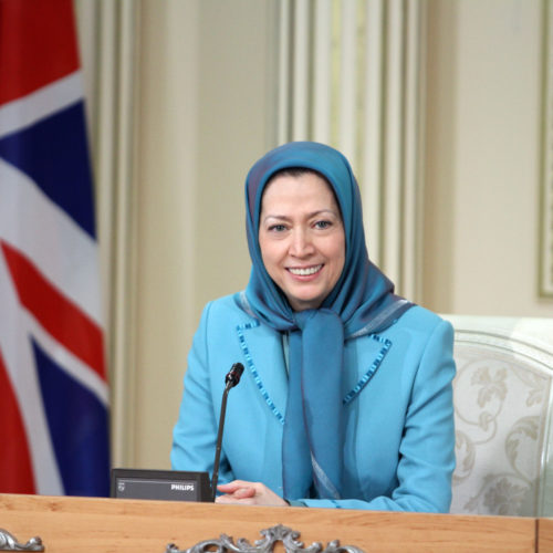 Maryam Rajavi- Meeting with British delegation- Auvers sur Oise– 27 January 2014