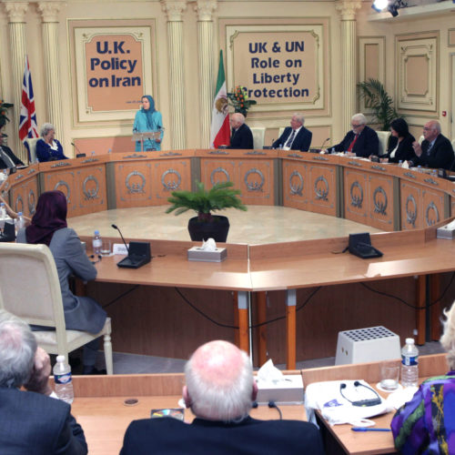 Maryam Rajavi- Meeting with British delegation- Auvers sur Oise– 27 January 2014