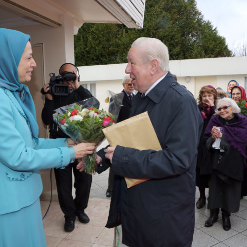 Maryam Rajavi- Meeting with British delegation- Auvers sur Oise– 27 January 2014