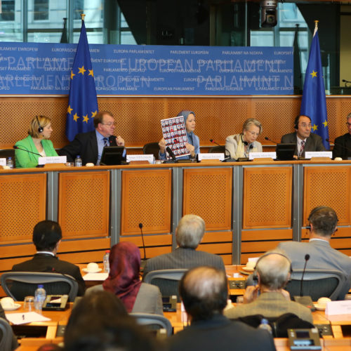 Maryam Rajavi, European Parliament, 9 April 2014