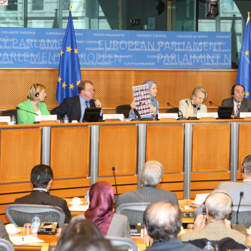 Maryam Rajavi, European Parliament, 9 April 2014