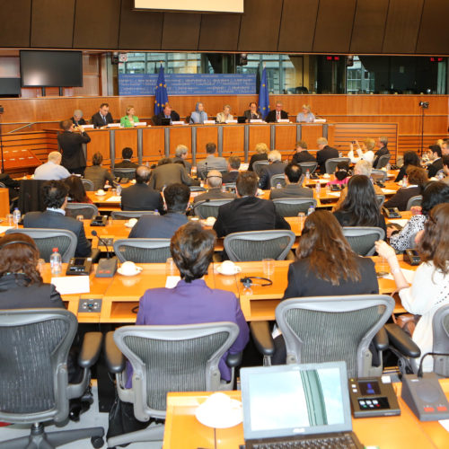 Maryam Rajavi, European Parliament, 9 April 2014