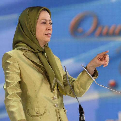 Maryam Rajavi in the gathering at Villepinte, Onward to Freedom- June 22, 2013