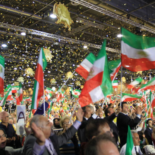 Maryam Rajavi in the gathering at Villepinte, Onward to Freedom- June 22, 2013