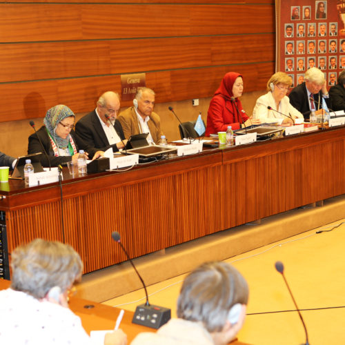 Maryam Rajavi- International Conference at the UN European Headquarters in Geneva- 13 August 2014