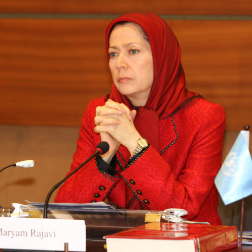 Maryam Rajavi- International Conference at the UN European Headquarters in Geneva- 13 August 2014