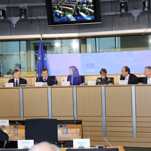 Maryam Rajavi– European Parliament– International day of Human Rights- December 10, 2014
