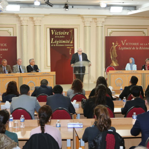 Conference Justice Prevail, Iranian Resistance Vindicated Headquarters of the National Council of Resistance 8 November 2014