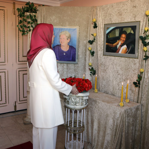 Maryam Rajavi– Auvers sur Oise– Gathering of supporters and French personalities– 12 April 2015