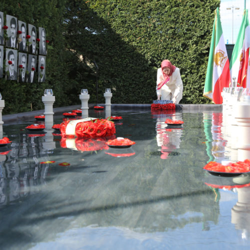 Maryam Rajavi – Auvers sur Oise – Commemorating Mojahed martyrs of 8 April 2011-4