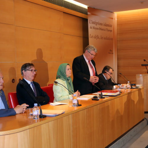 Maryam Rajavi in French Senate - 5 May, 2015