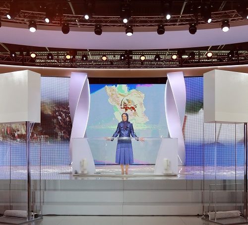 Maryam Rajavi in grand Gathering near Paris marking the anniversary of the Resistance against the theocratic regime ruling Iran 13 June 2015
