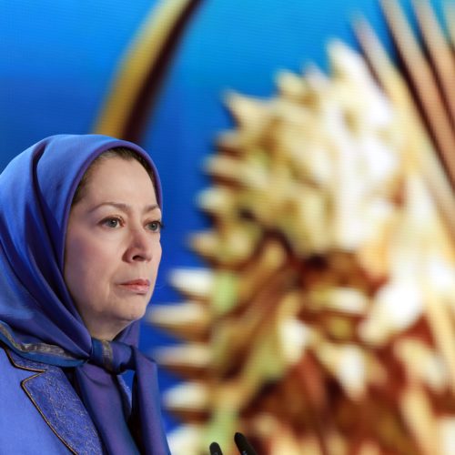 Maryam Rajavi in grand Gathering near Paris marking the anniversary of the Resistance against the theocratic regime ruling Iran 13 June 2015