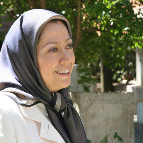 Maryam Rajavi in Rome - Paying tribute to the assasinated representative of the NCRI