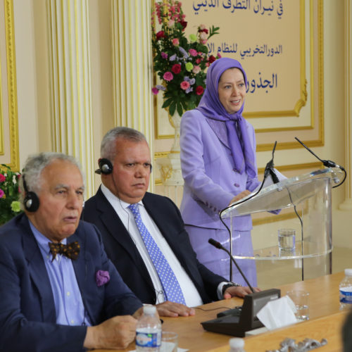 Maryam Rajavi Iranian Opposition Leader in Conference on Middle East- June 14, 2015 - 3
