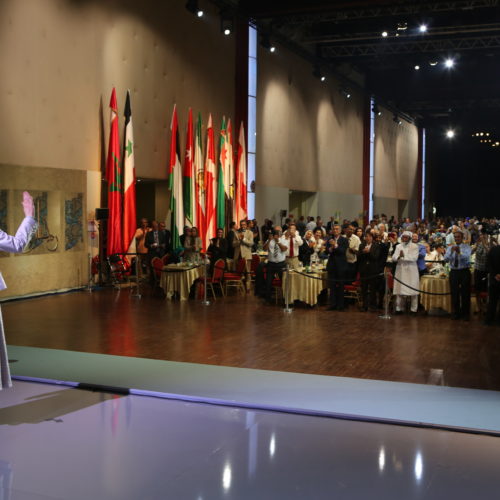 Maryam Rajavi Iran’s opposition Leader addresses dignitaries from Arab and Islamic countries and representatives of Muslim communities in France in a major Ramadan conference in Paris on 3 July 2015 -5