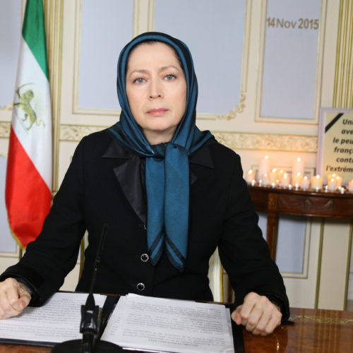 Maryam Rajavi's message condemning terrorist attacks in Paris- November 14, 2015