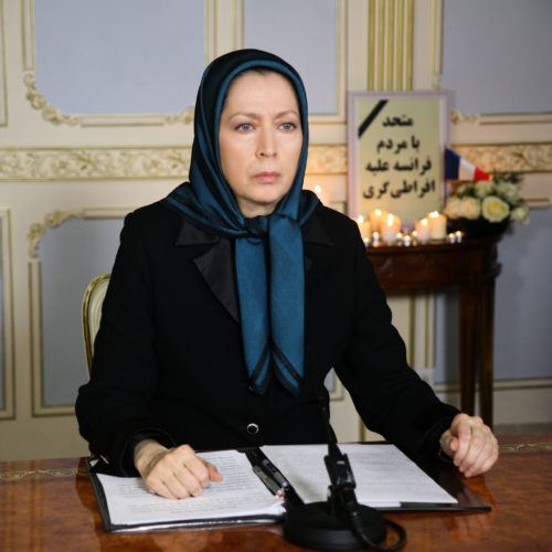 Maryam Rajavi's message condemning terrorist attacks in Paris- November 14, 2015