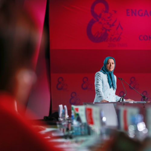 Discours de Maryam Radjavi :Les femmes unies contre l'intégrisme islamiste Paris, le 27 février 2015