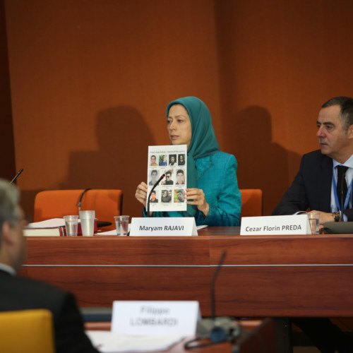 Maryam Radjavi au Conseil Européen – Strasbourg – 24 janvier 2018