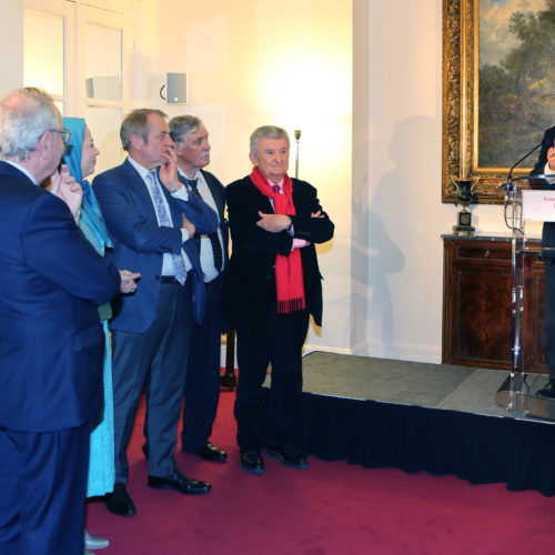 Maryam Radjavià la célébration du Norouz à l'Assemblée nationale française. 5 avril 2016