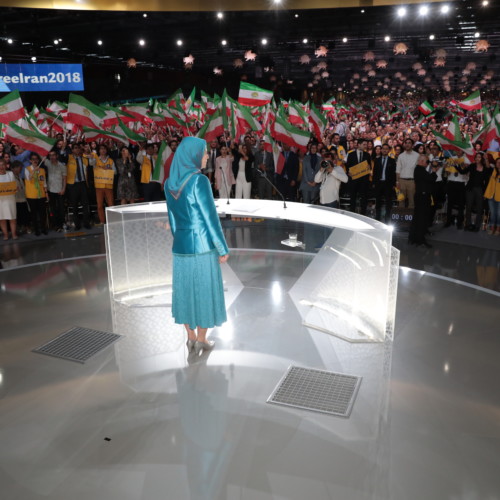 Maryam Radjavi au grand rassemblement de la Résistance iranienne- Villepinte Paris-nord – 30 juin 2018