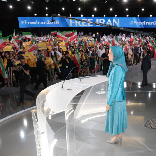 Maryam Radjavi au grand rassemblement de la Résistance iranienne- Villepinte Paris-nord – 30 juin 2018