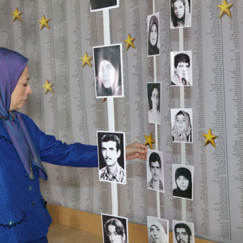 Maryam Radjavi appelle à la formation d’un mouvement demandant justice pour les victimes du massacre de 1988 en Iran -20 Août 2016