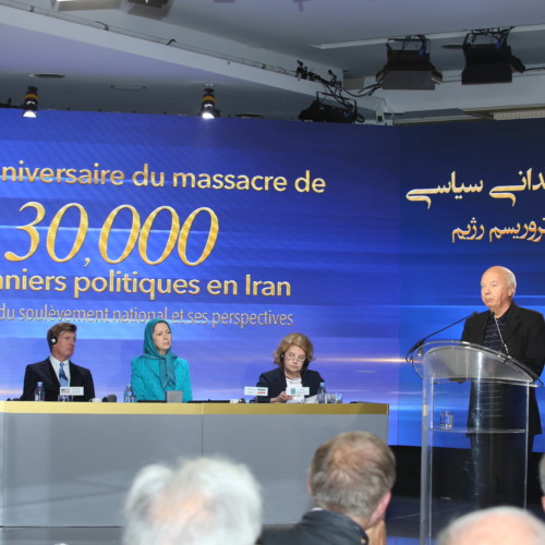 Célébration du 30e anniversaire du massacre de 30.000 prisonniers politiques de 1988 en Iran dans une conférence internationale d’associations iraniennes- 25 aout 2018