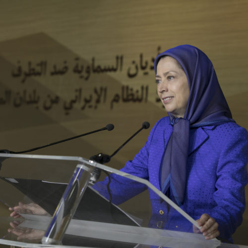 Maryam Radjavi à la conférence de solidarité des religions contre l’extrémisme-3 juin 2017