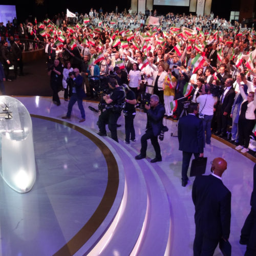 The huge crowd of freedom-loving Iranians in the grand gathering for a Free Iran-
