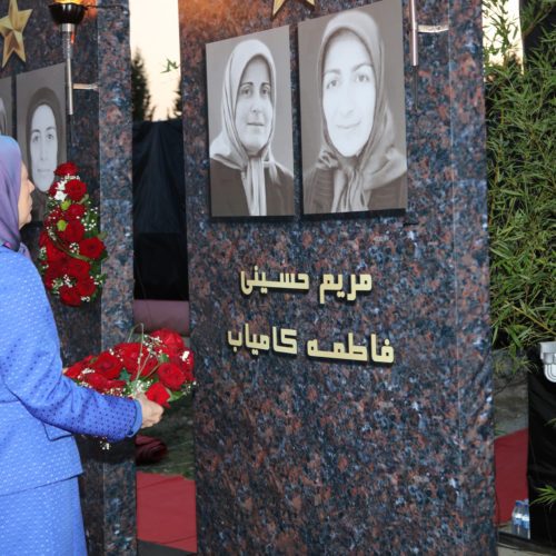 Maryam Radjavi pour l’anniversaire du massacre à Achraf du 1er septembre 2013