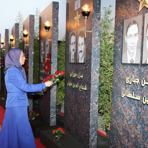 Maryam Radjavi pour l’anniversaire du massacre à Achraf du 1er septembre 2013