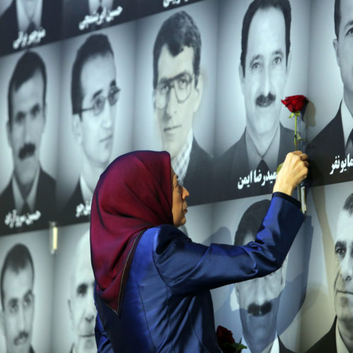 Discours de Maryam Radjavi à la cérémonie en mémoire des 24 martyrs de l’OMPI Pour le 2e anniversaire de l’attaque à la roquette du 29 octobre 2015 à Liberty