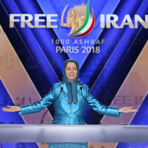 Maryam Radjavi au grand rassemblement de la Résistance iranienne- Villepinte Paris-nord – 30 juin 2018