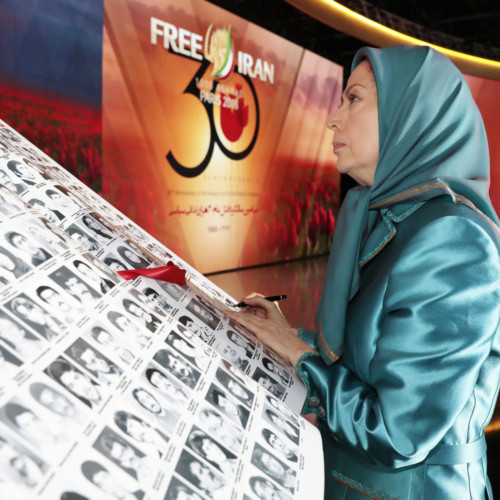 Maryam Radjavi au grand rassemblement de la Résistance iranienne- Villepinte Paris-nord – 30 juin 2018