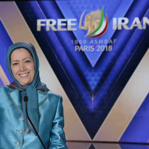 Maryam Radjavi au grand rassemblement de la Résistance iranienne- Villepinte Paris-nord – 30 juin 2018