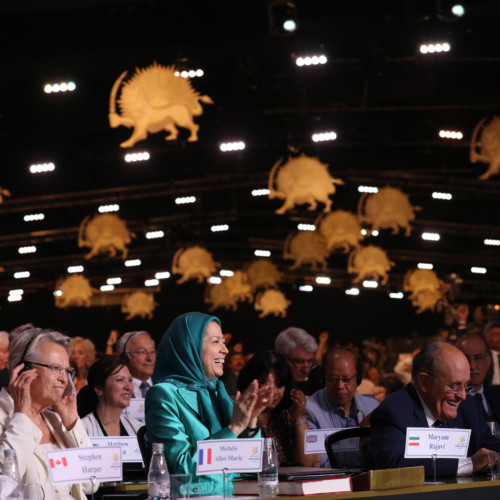 Maryam Radjavi au rassemblement pour un Iran libre à Achraf 3- 13 juillet 2019