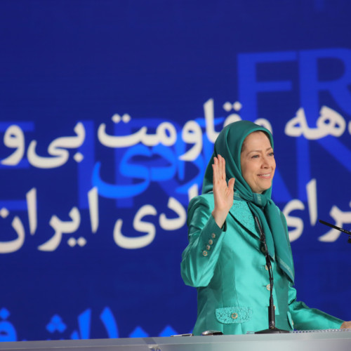 Maryam Radjavi au rassemblement pour un Iran libre à Achraf 3- 13 juillet 2019