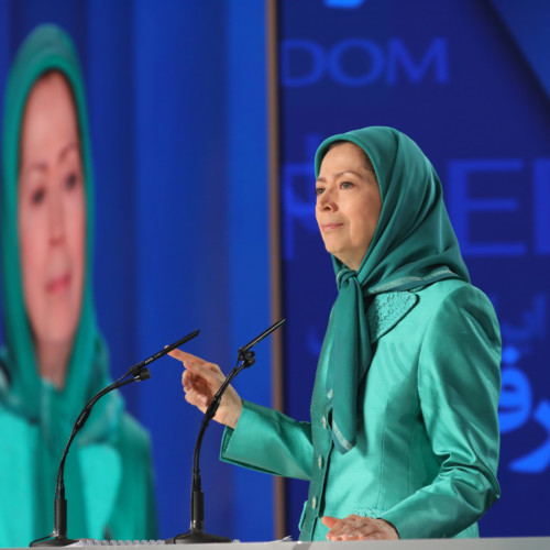 Maryam Radjavi au rassemblement pour un Iran libre à Achraf 3- 13 juillet 2019