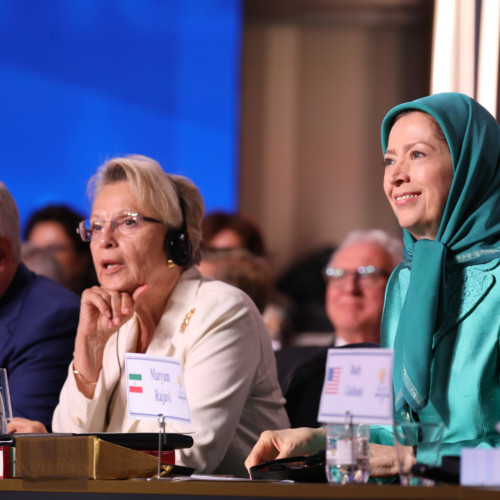 Maryam Radjavi au rassemblement pour un Iran libre à Achraf 3- 13 juillet 2019