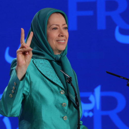Maryam Radjavi au rassemblement pour un Iran libre à Achraf 3- 13 juillet 2019