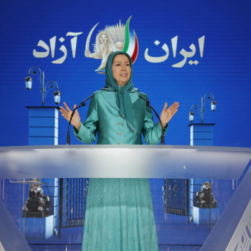 Maryam Radjavi au rassemblement pour un Iran libre à Achraf 3- 13 juillet 2019