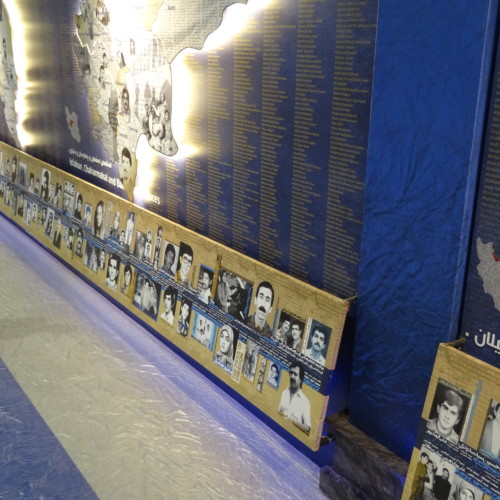 Maryam Rajavi  at the exhibition of the Iranian people’s 120 years of struggle for freedom- July 12, 2019