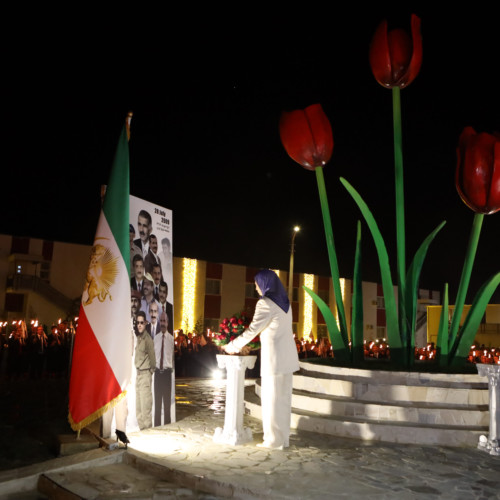 مریم رجوی در بزرگداشت حماسه ۶و۷ مرداد (فروغ ایران)- اشرف۳-مرداد ۱۳۹۸