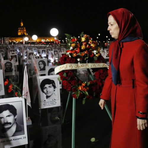 Maryam Radjavi à l’exposition sur « un crime contre l’humanité en Iran »- Paris- 29 octobre 2019